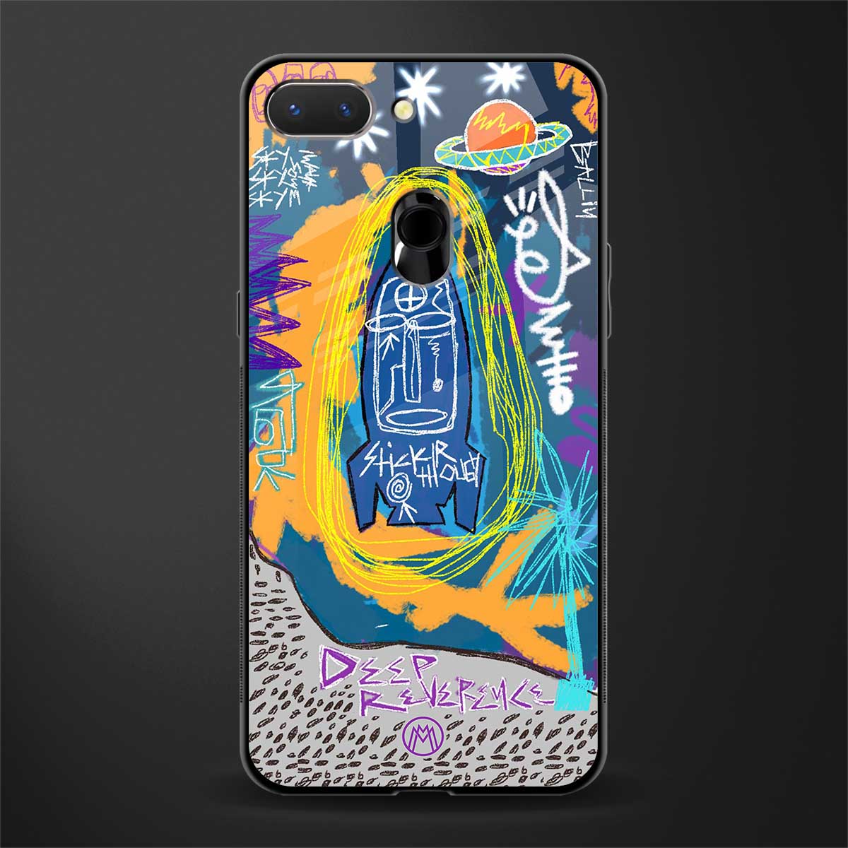 deja vu glass case for oppo a5 image