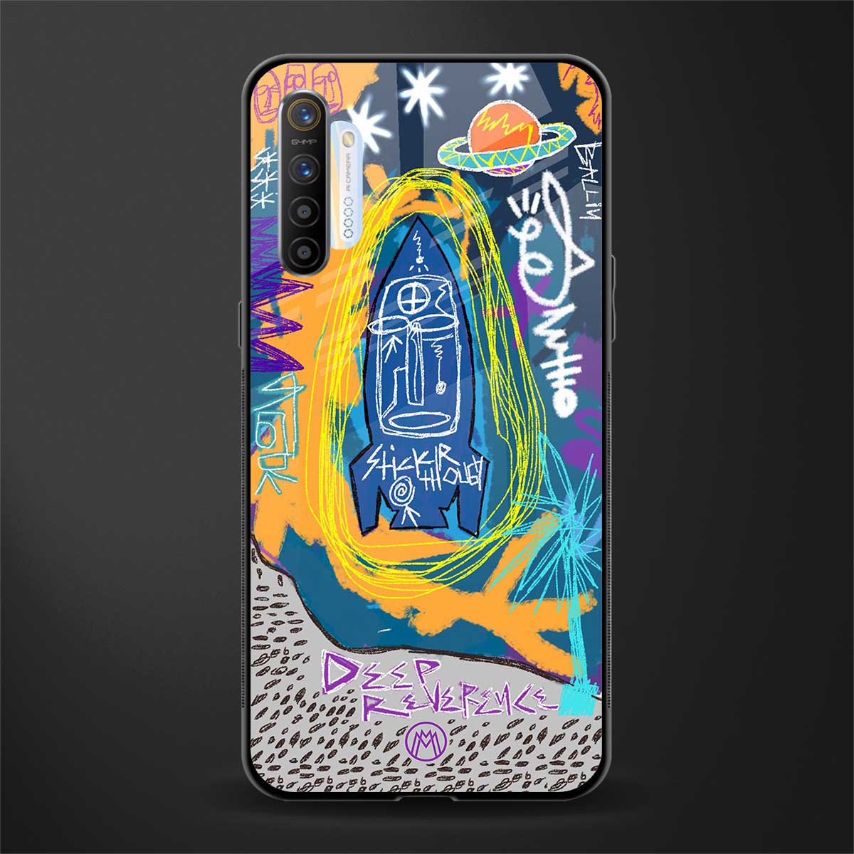 deja vu glass case for realme xt image