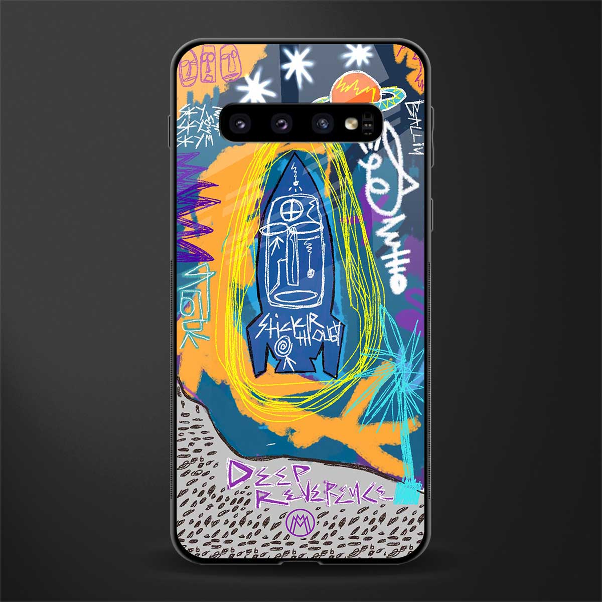 deja vu glass case for samsung galaxy s10 plus image