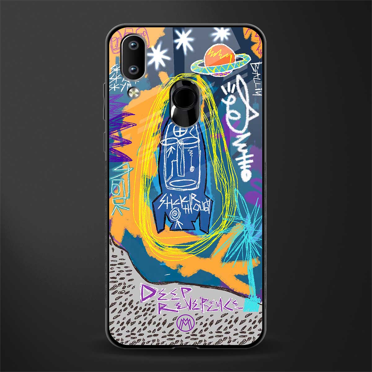 deja vu glass case for vivo y91 image