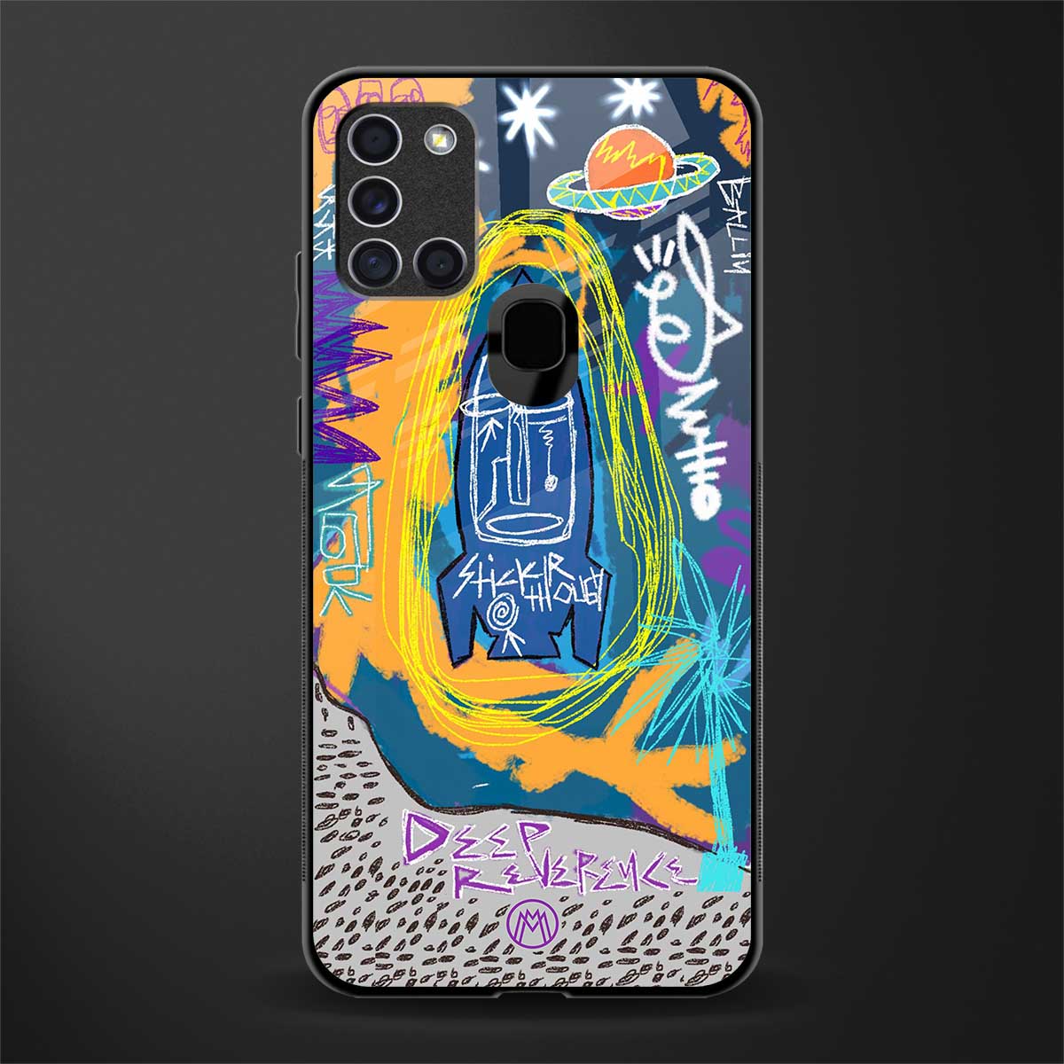 deja vu glass case for samsung galaxy a21s image