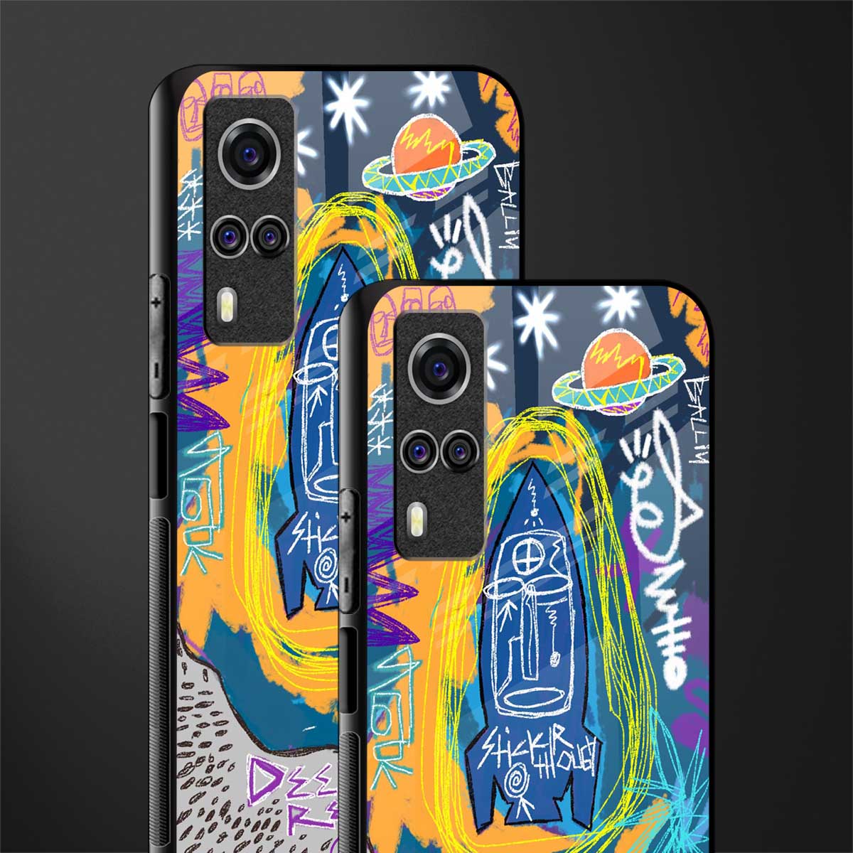 deja vu glass case for vivo y51 image-2