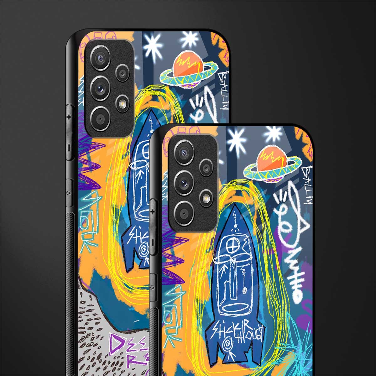 deja vu glass case for samsung galaxy a72 image-2