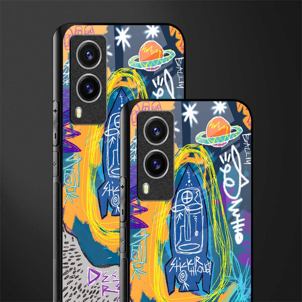deja vu glass case for vivo v21e 5g image-2