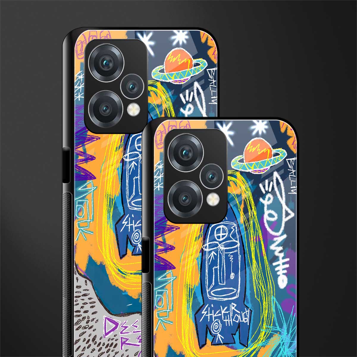 deja vu back phone cover | glass case for oneplus nord ce 2 lite 5g