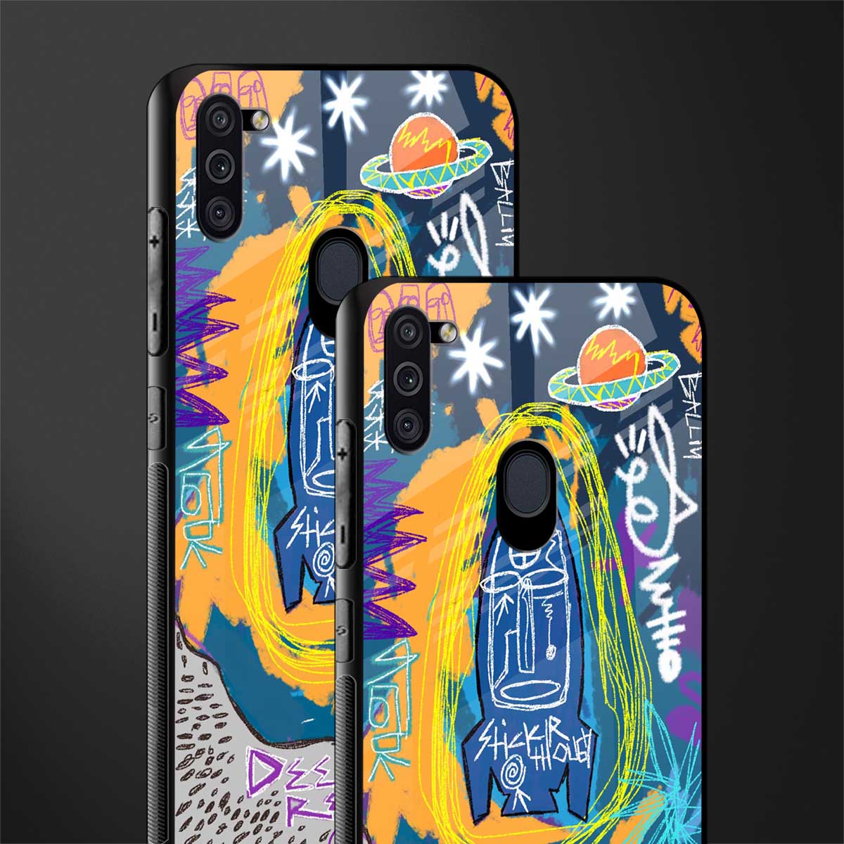 deja vu glass case for samsung a11 image-2