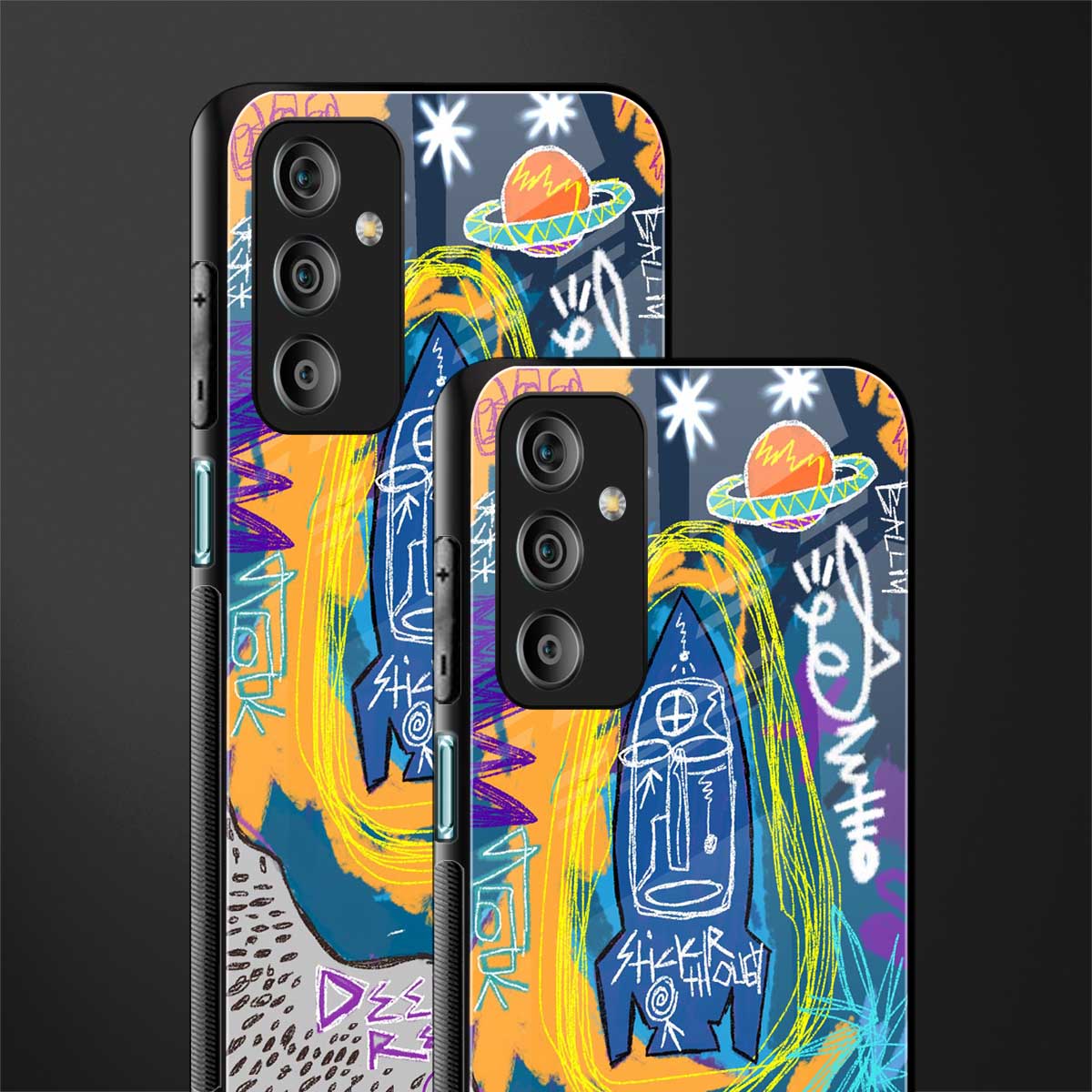 deja vu back phone cover | glass case for samsung galaxy f23 5g