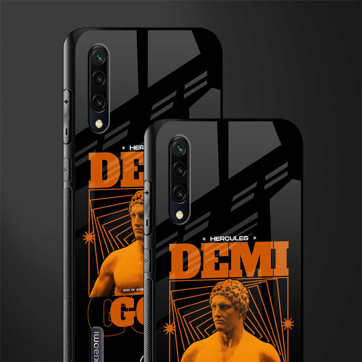 demi god glass case for mi a3 redmi a3 image-2