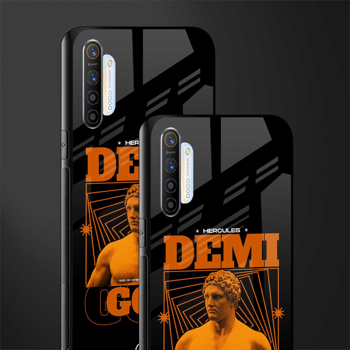 demi god glass case for realme x2 image-2