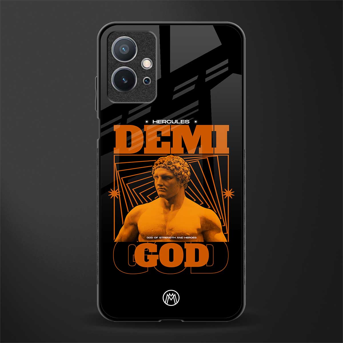 demi god glass case for vivo y75 5g image