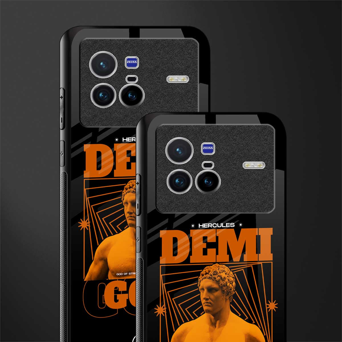 demi god glass case for vivo x80 image-2