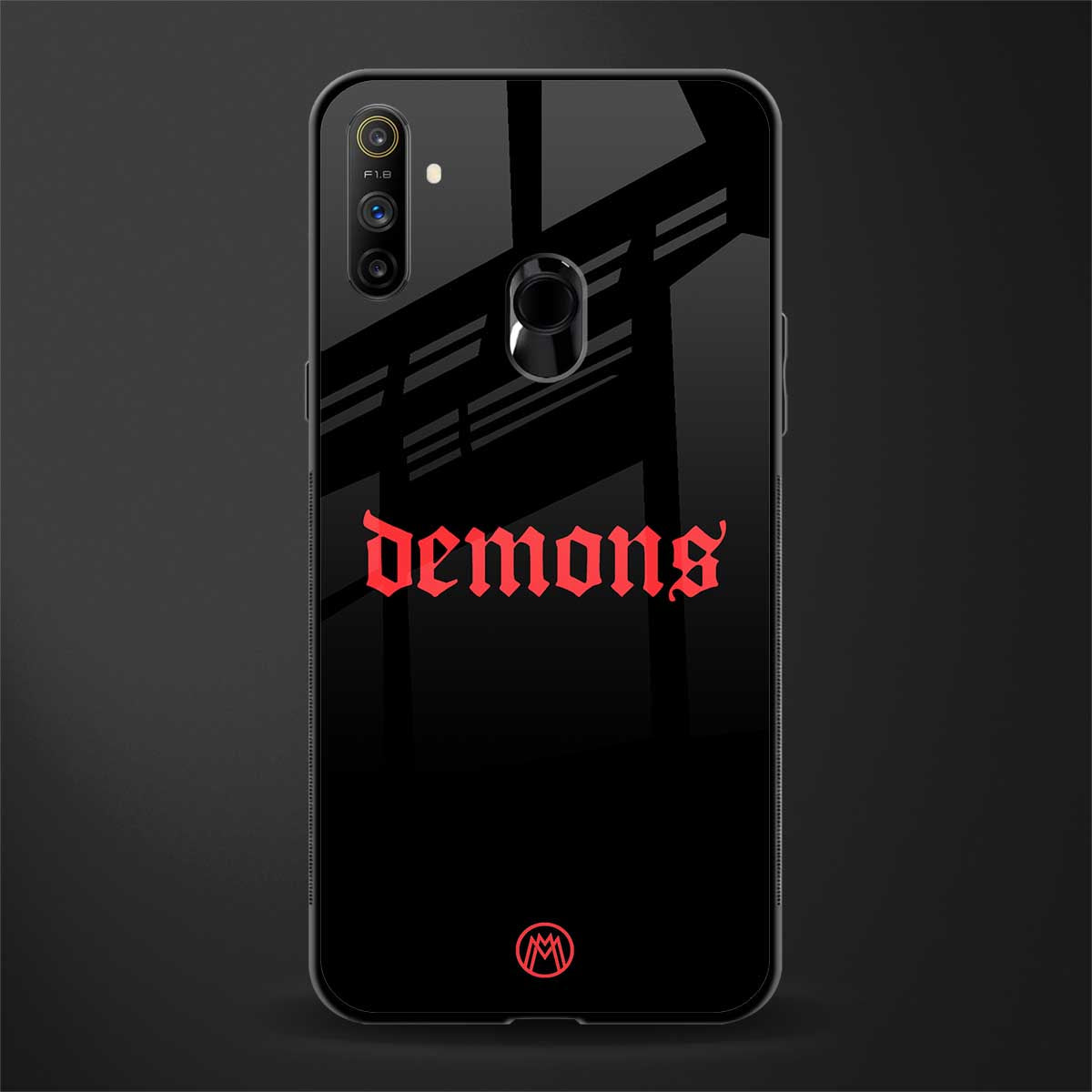 demons glass case for realme narzo 20a image