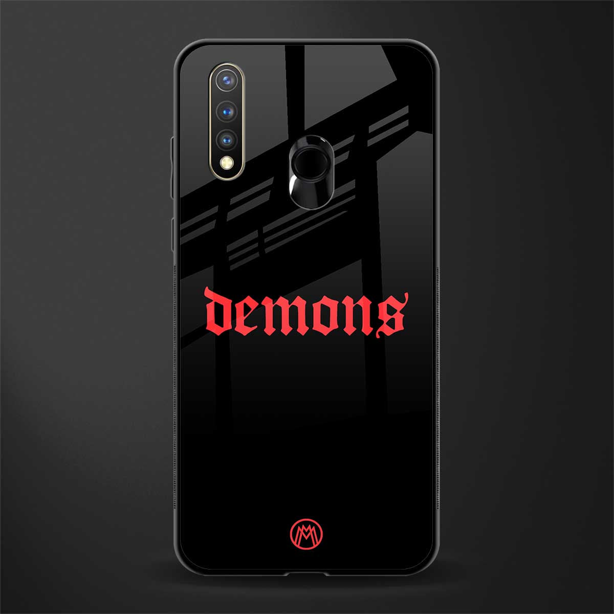 demons glass case for vivo u20 image