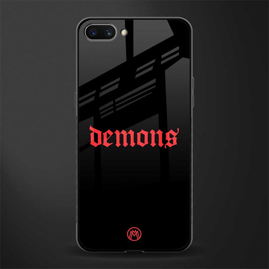 demons glass case for oppo a3s image