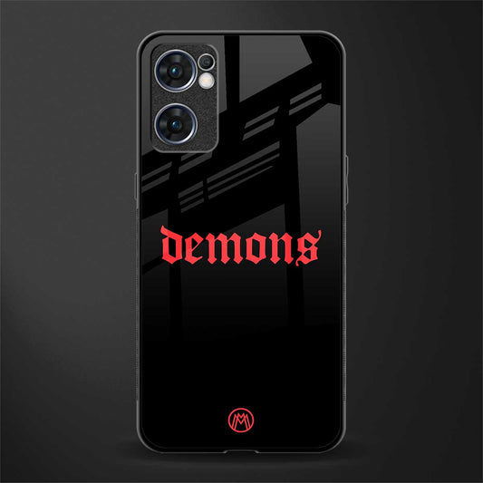 demons glass case for oppo reno7 5g image