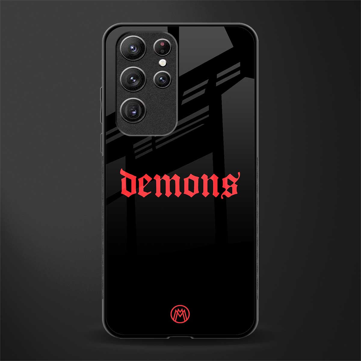 demons glass case for samsung galaxy s22 ultra 5g image