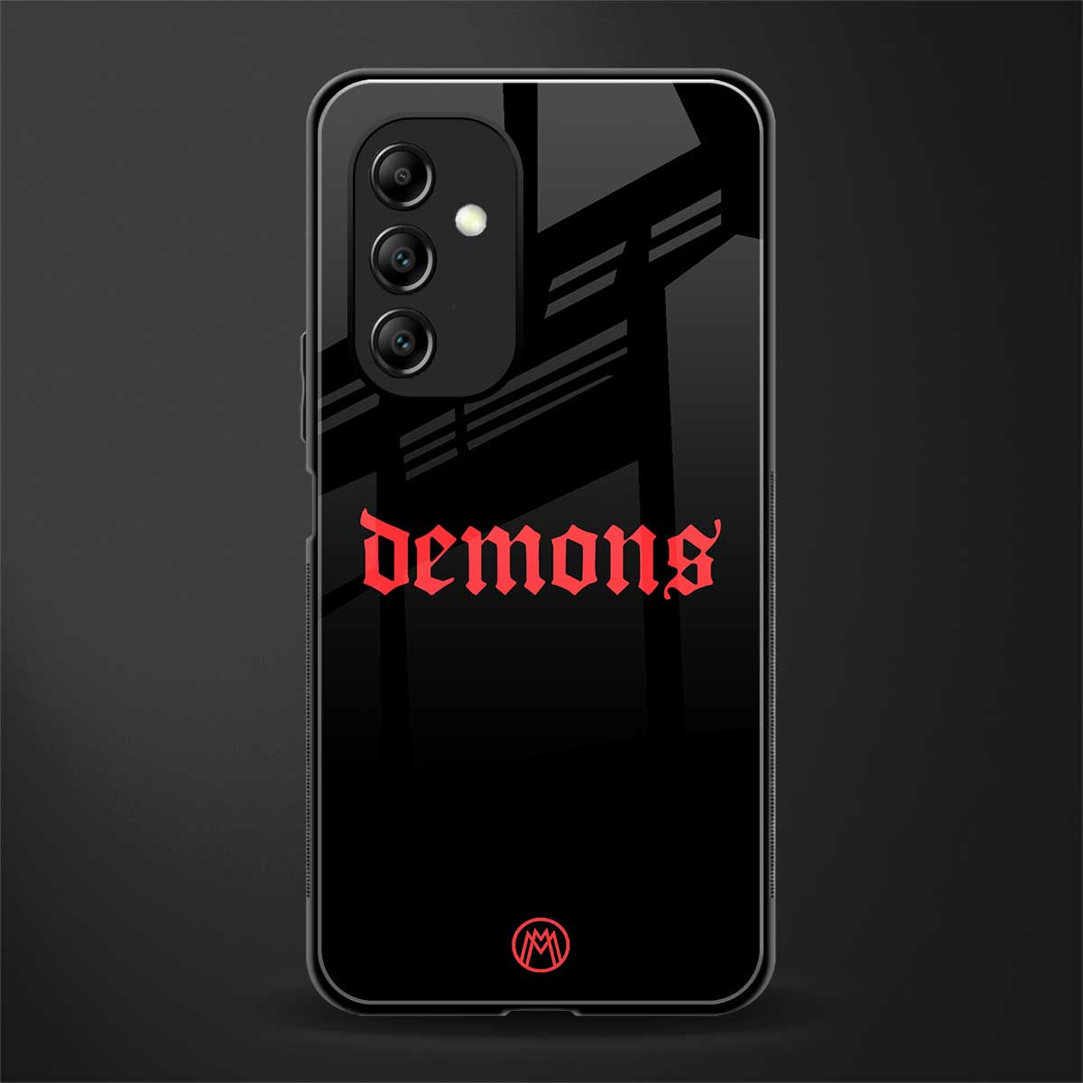demons back phone cover | glass case for samsung galaxy a14 5g