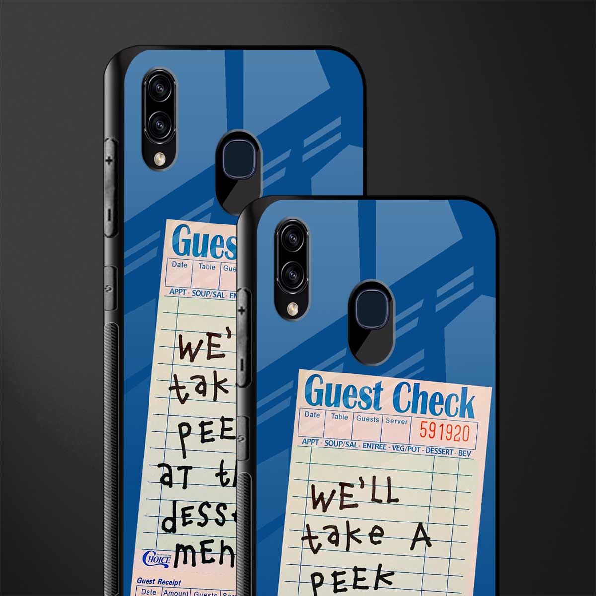 dessert menu glass case for samsung galaxy a30 image-2