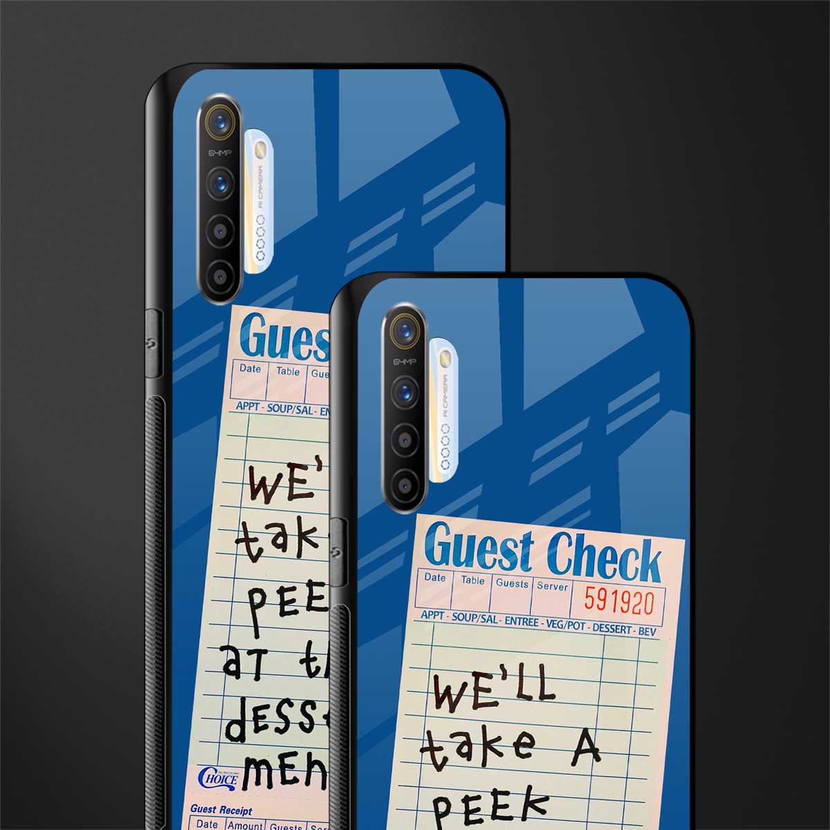 dessert menu glass case for realme x2 image-2