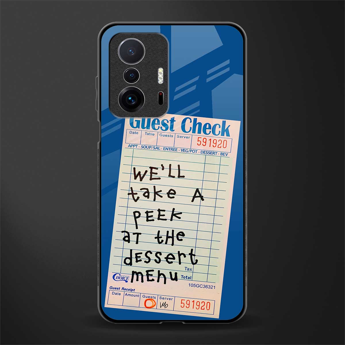 dessert menu glass case for mi 11t pro 5g image