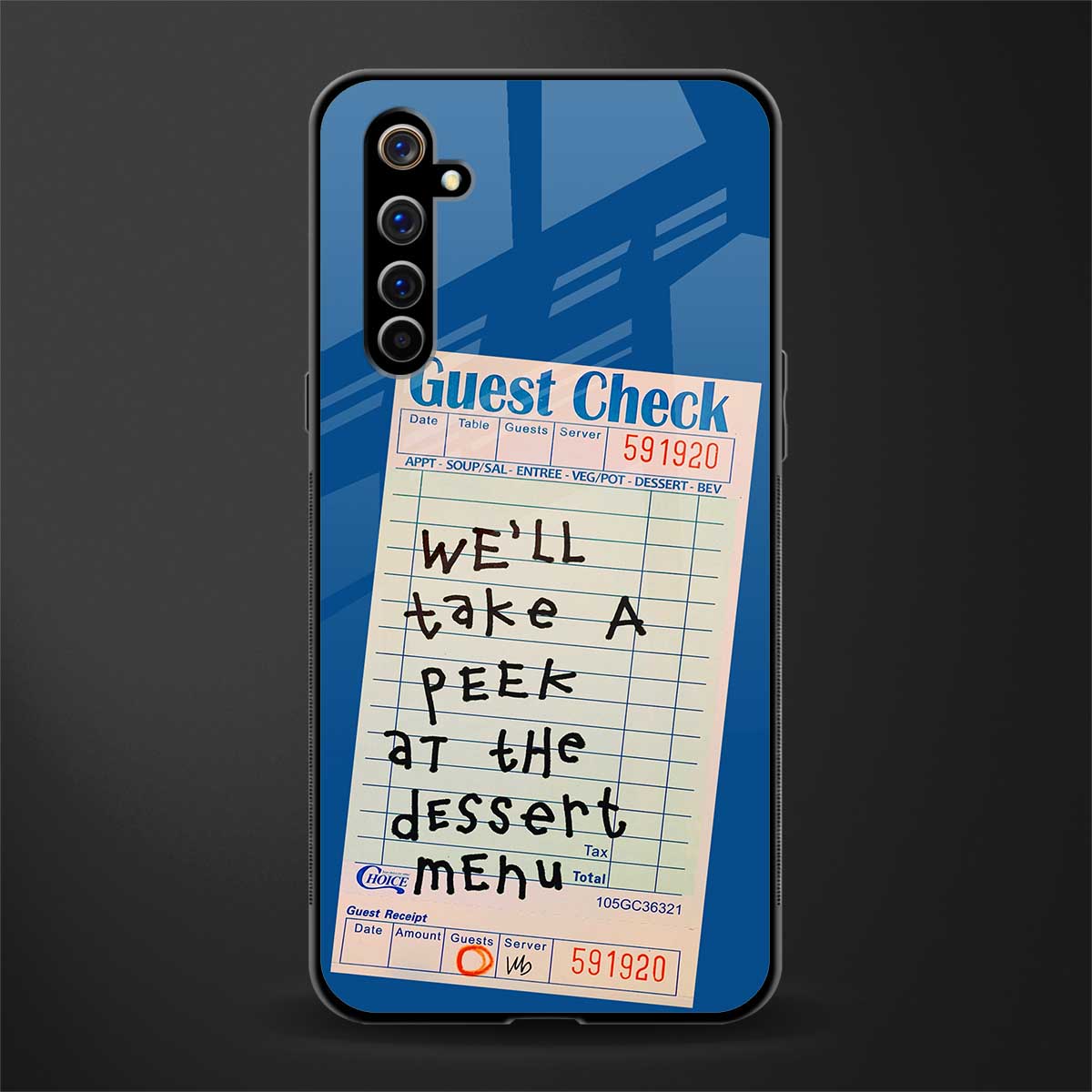 dessert menu glass case for realme x50 pro image