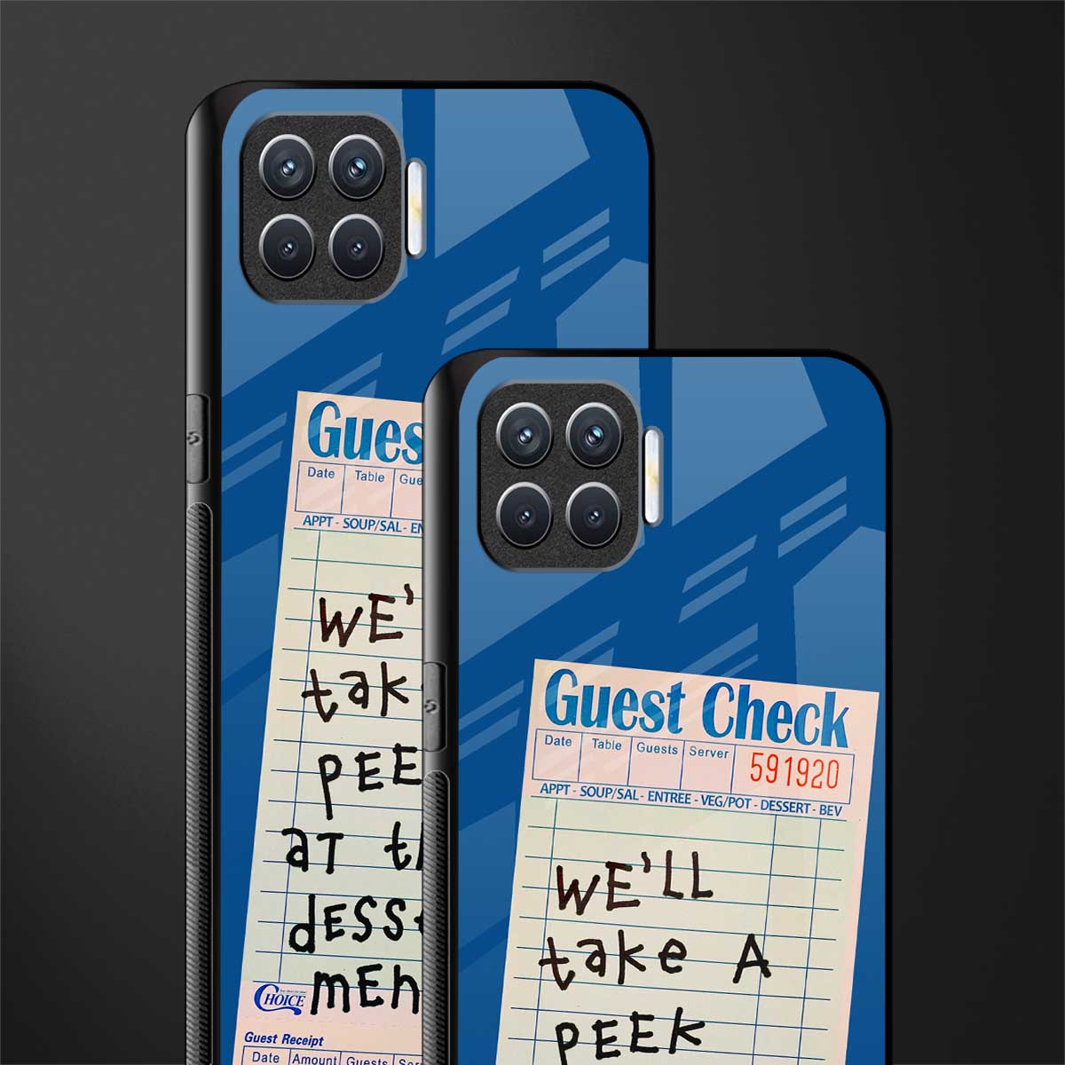 dessert menu glass case for oppo f17 pro image-2