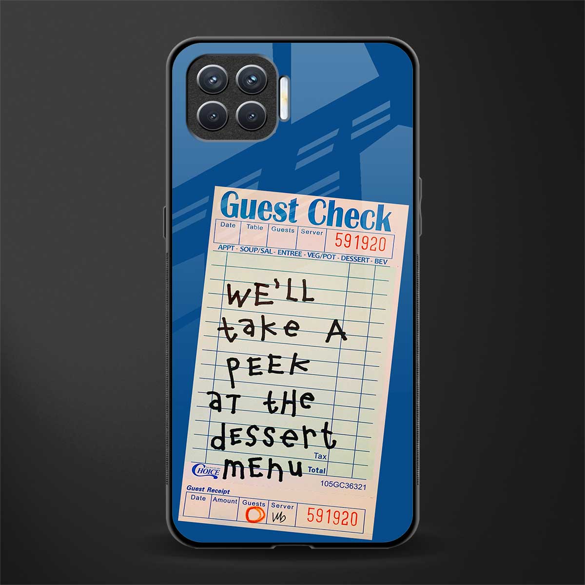 dessert menu glass case for oppo f17 pro image