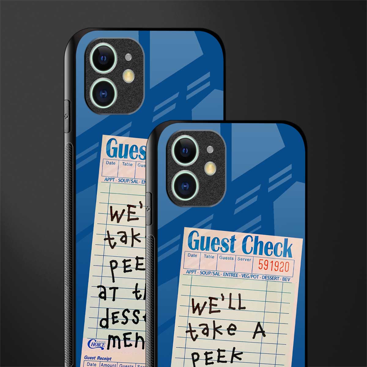 dessert menu glass case for iphone 12 mini image-2