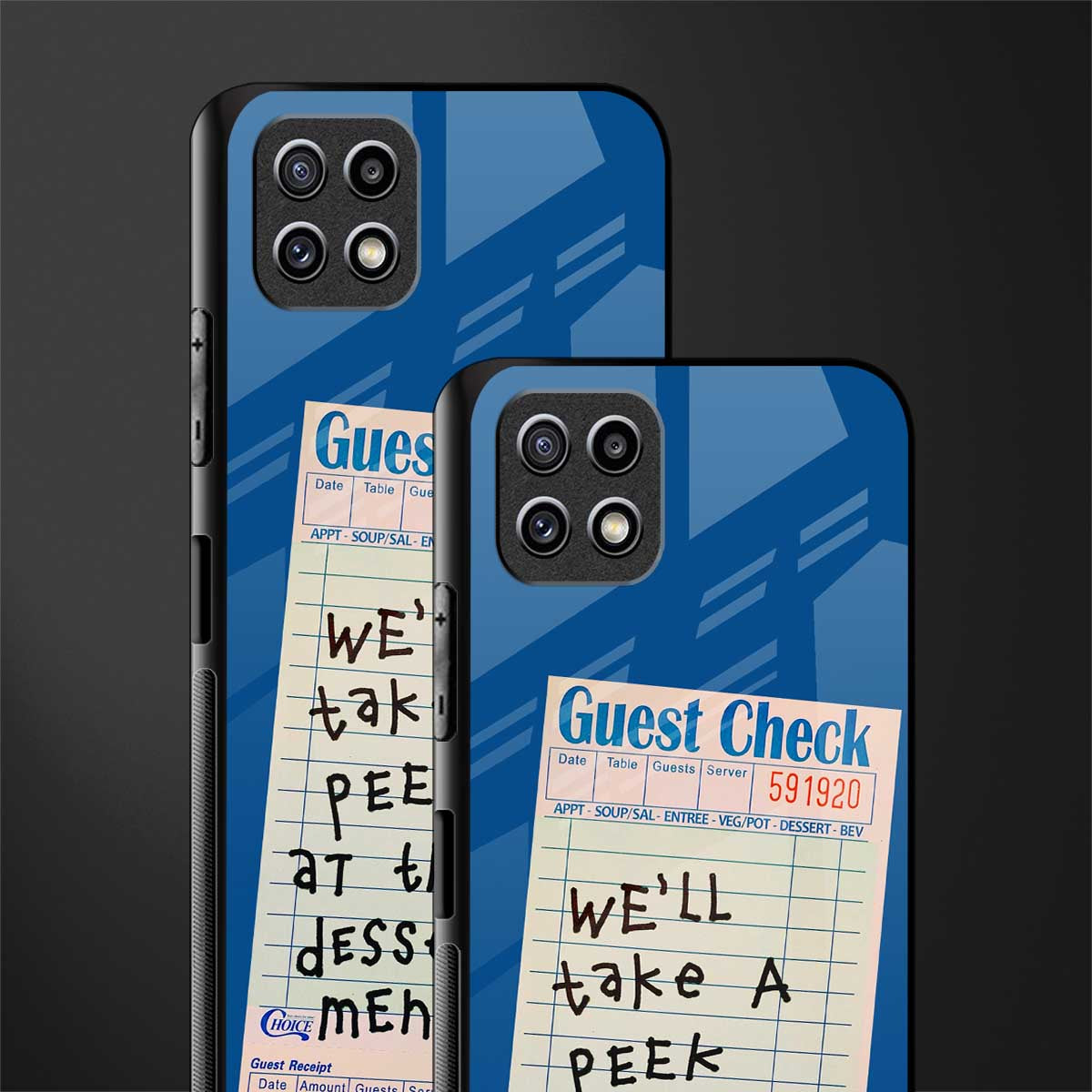 dessert menu glass case for samsung galaxy a22 5g image-2