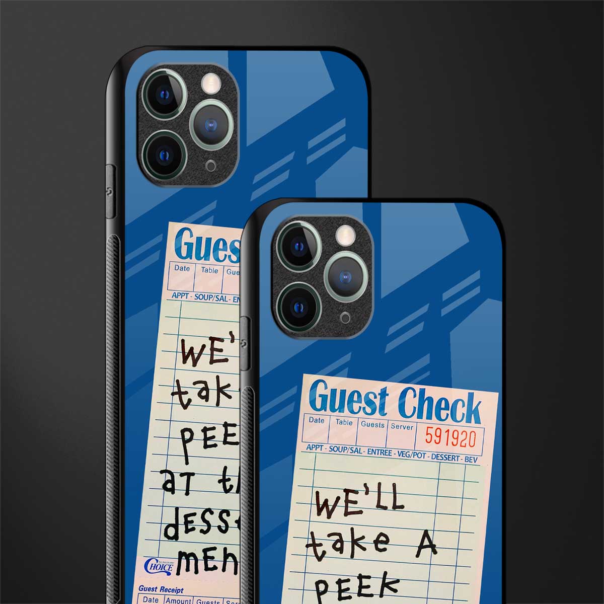 dessert menu glass case for iphone 11 pro image-2