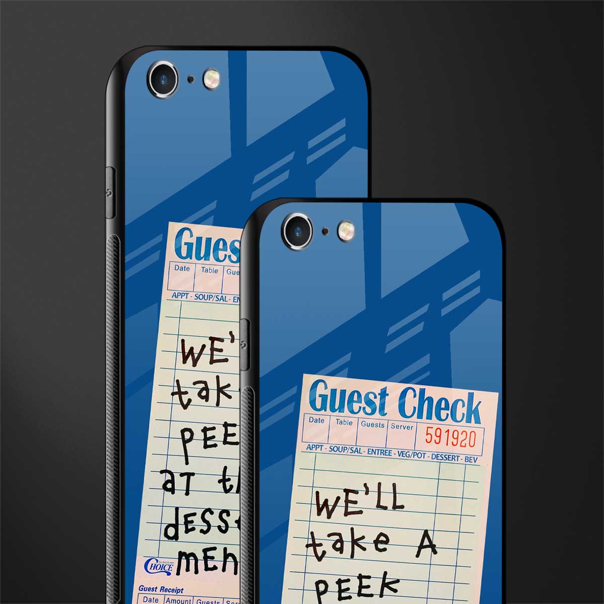 dessert menu glass case for iphone 6 image-2