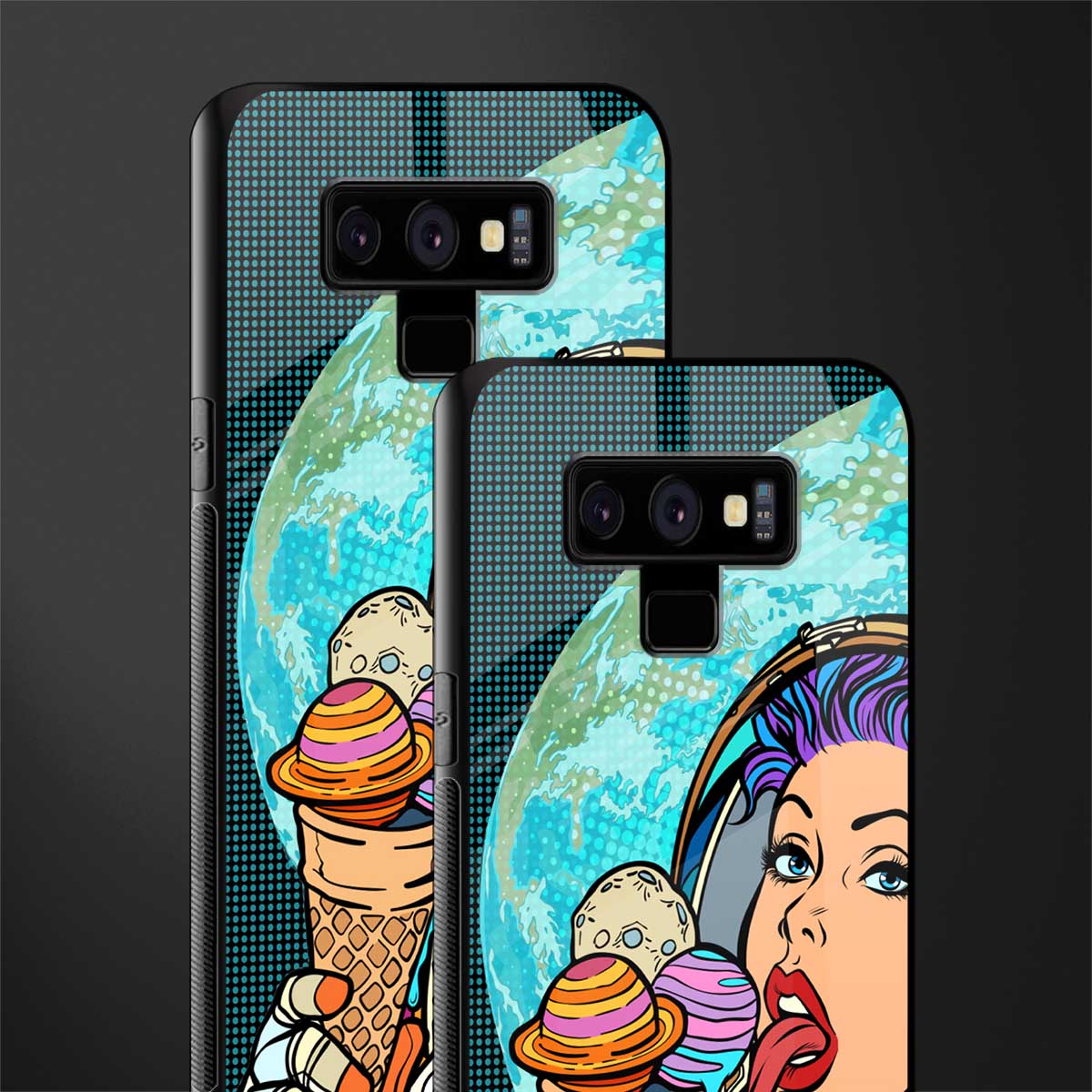 dessert space glass case for samsung galaxy note 9 image-2