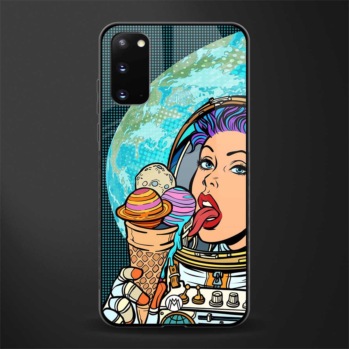 dessert space glass case for samsung galaxy s20 image
