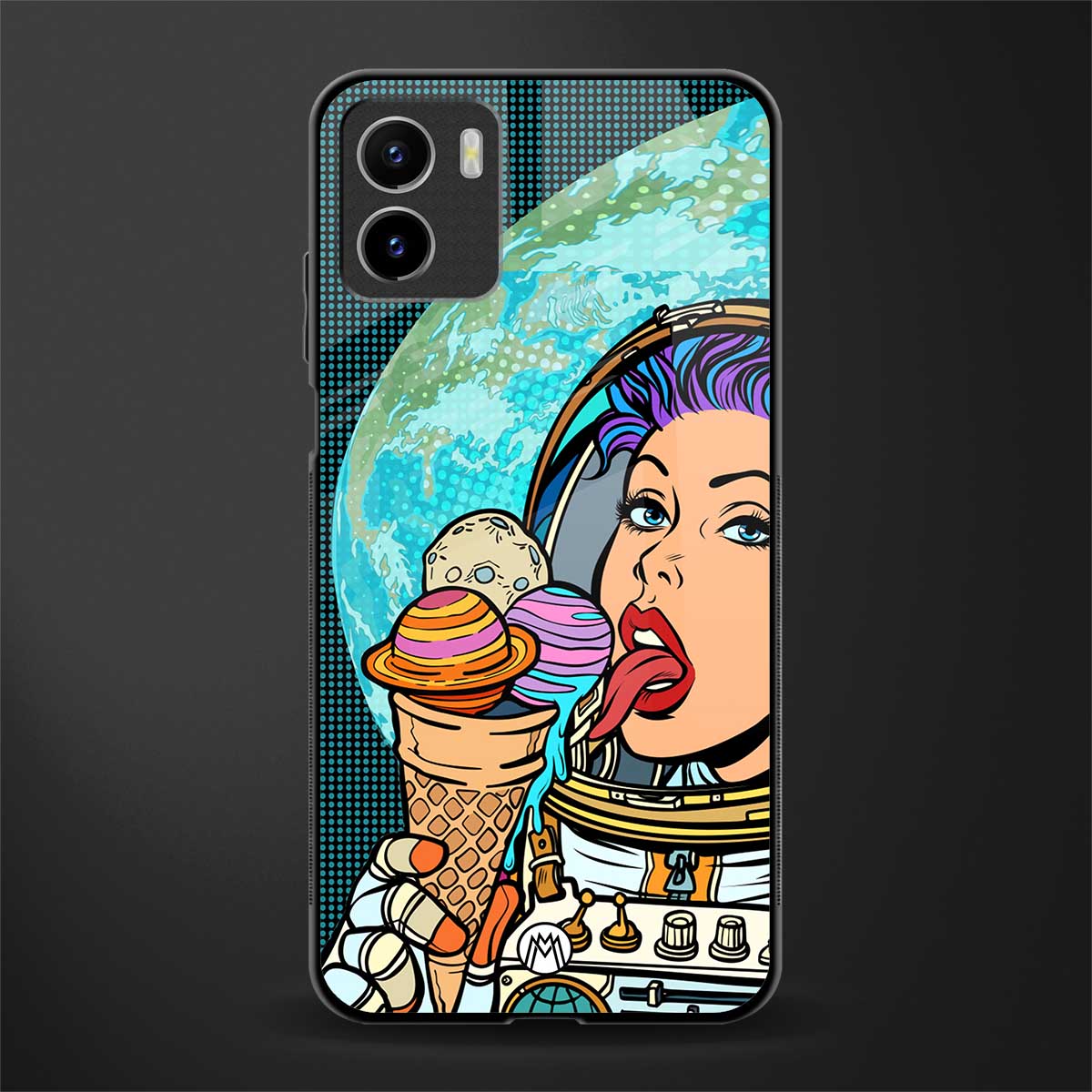 dessert space glass case for vivo y15s image