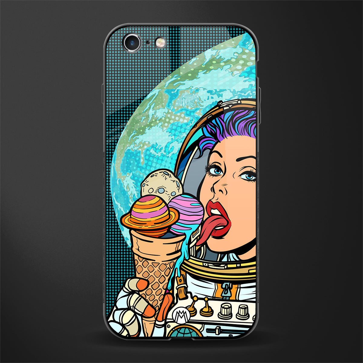 dessert space glass case for iphone 6 image