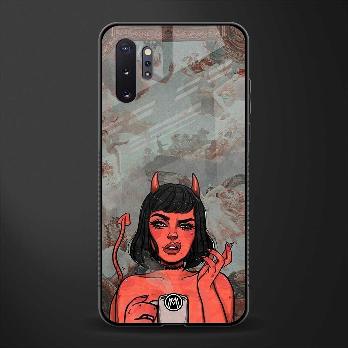 devil buys mymerchandize glass case for samsung galaxy note 10 plus image