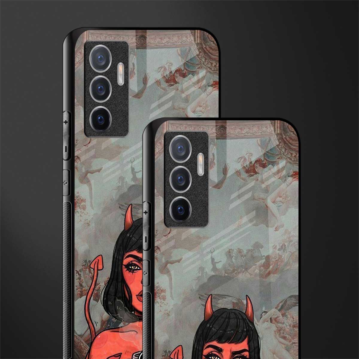 devil buys mymerchandize glass case for vivo v23e image-2