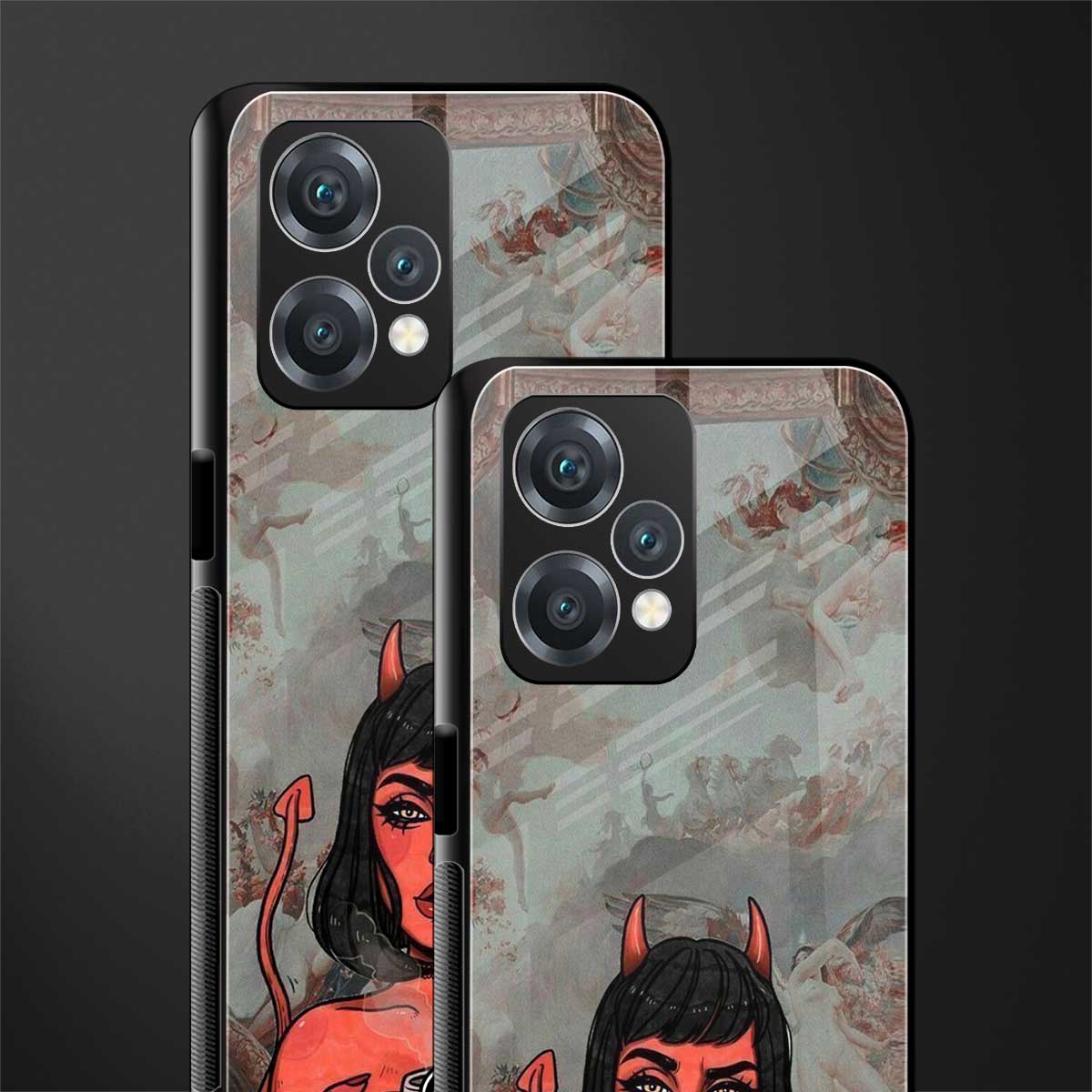 devil buys mymerchandize back phone cover | glass case for realme 9 pro 5g