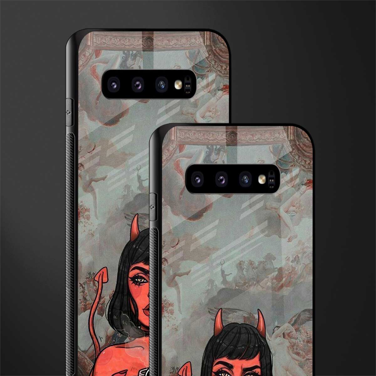 devil buys mymerchandize glass case for samsung galaxy s10 plus image-2