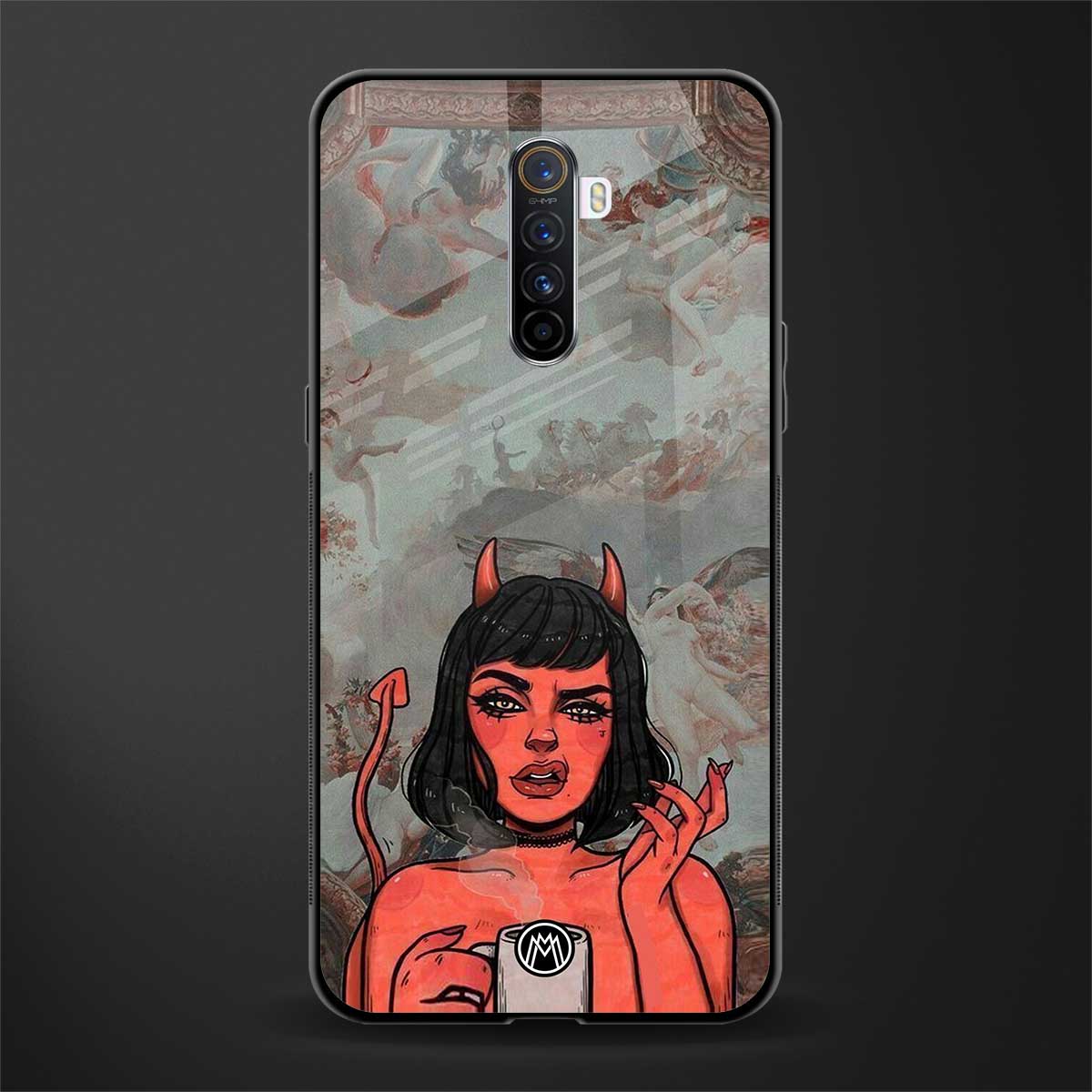 devil buys mymerchandize glass case for realme x2 pro image