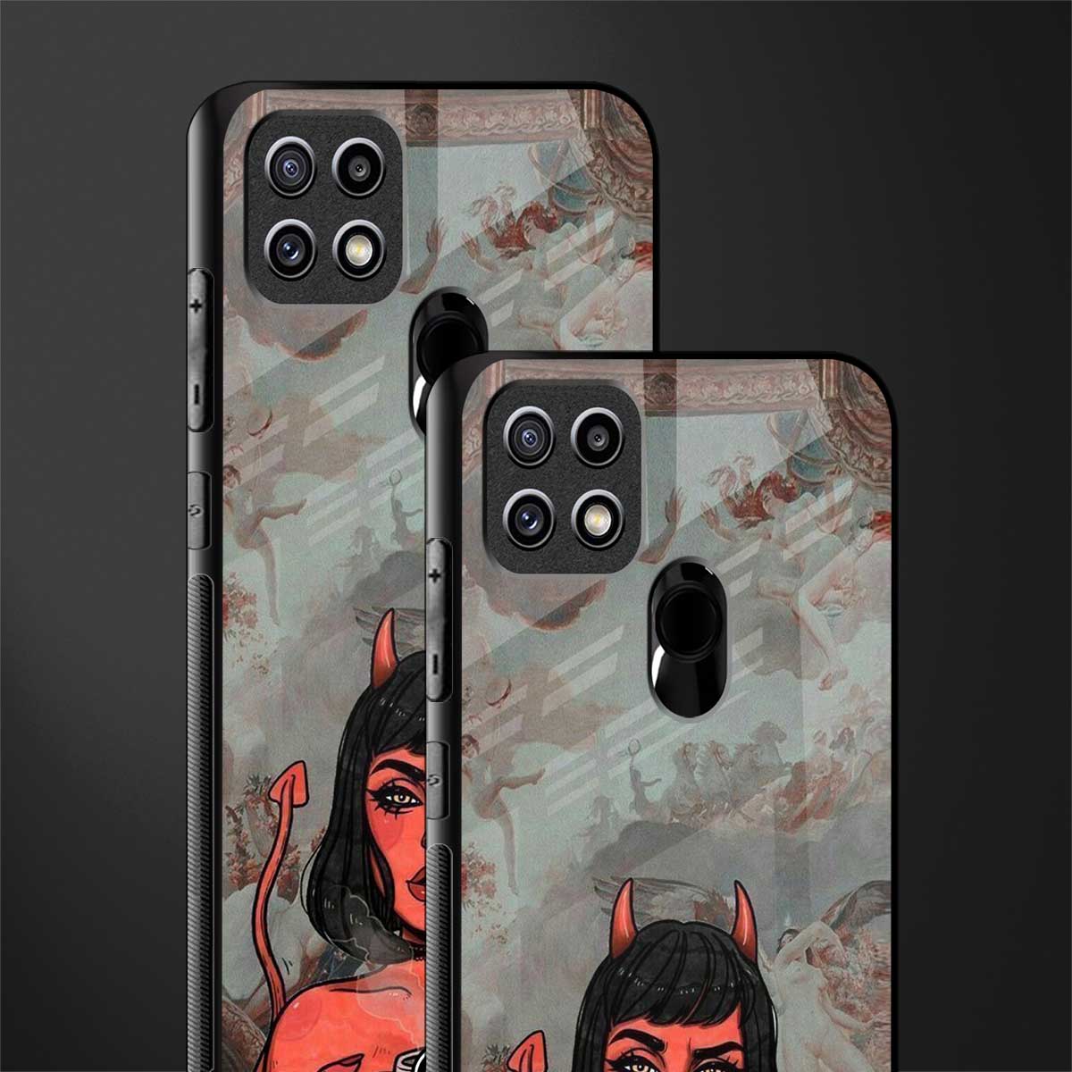 devil buys mymerchandize glass case for oppo a15s image-2