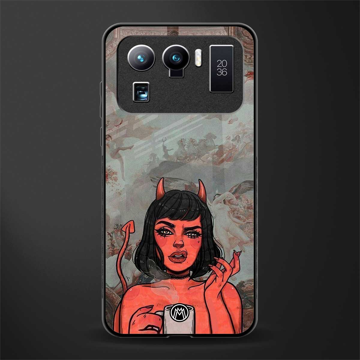 devil buys mymerchandize glass case for mi 11 ultra 5g image