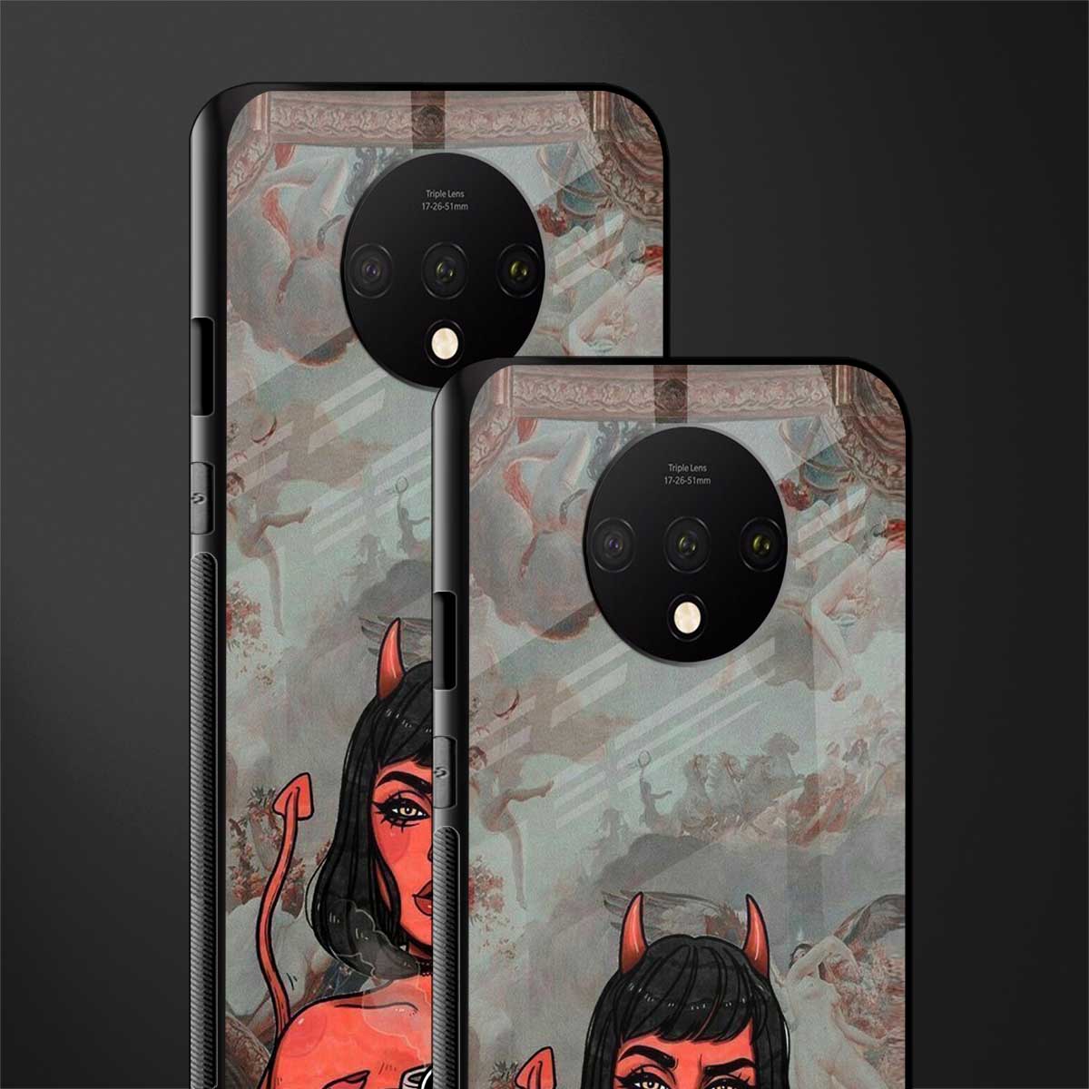 devil buys mymerchandize glass case for oneplus 7t image-2