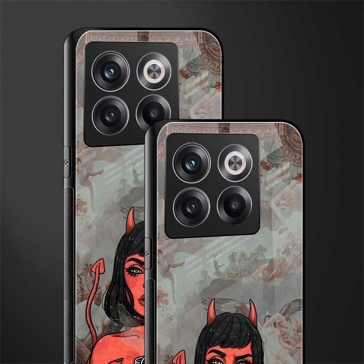 devil buys mymerchandize back phone cover | glass case for oneplus 10t