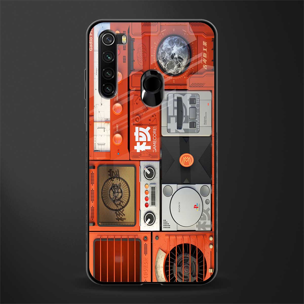 different world glass case for redmi note 8 image