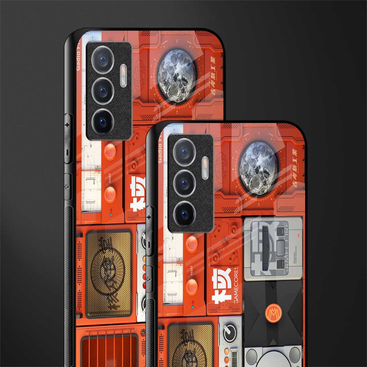 different world glass case for vivo v23e image-2