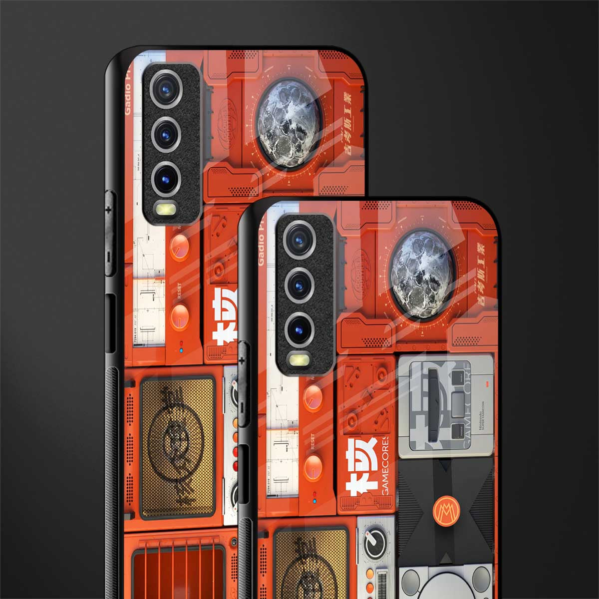 different world glass case for vivo y12s image-2