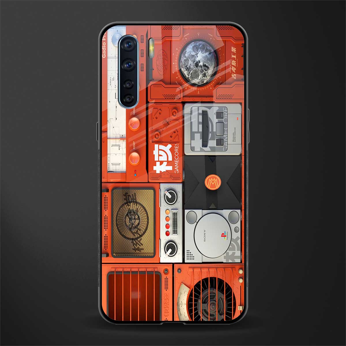 different world glass case for oppo f15 image