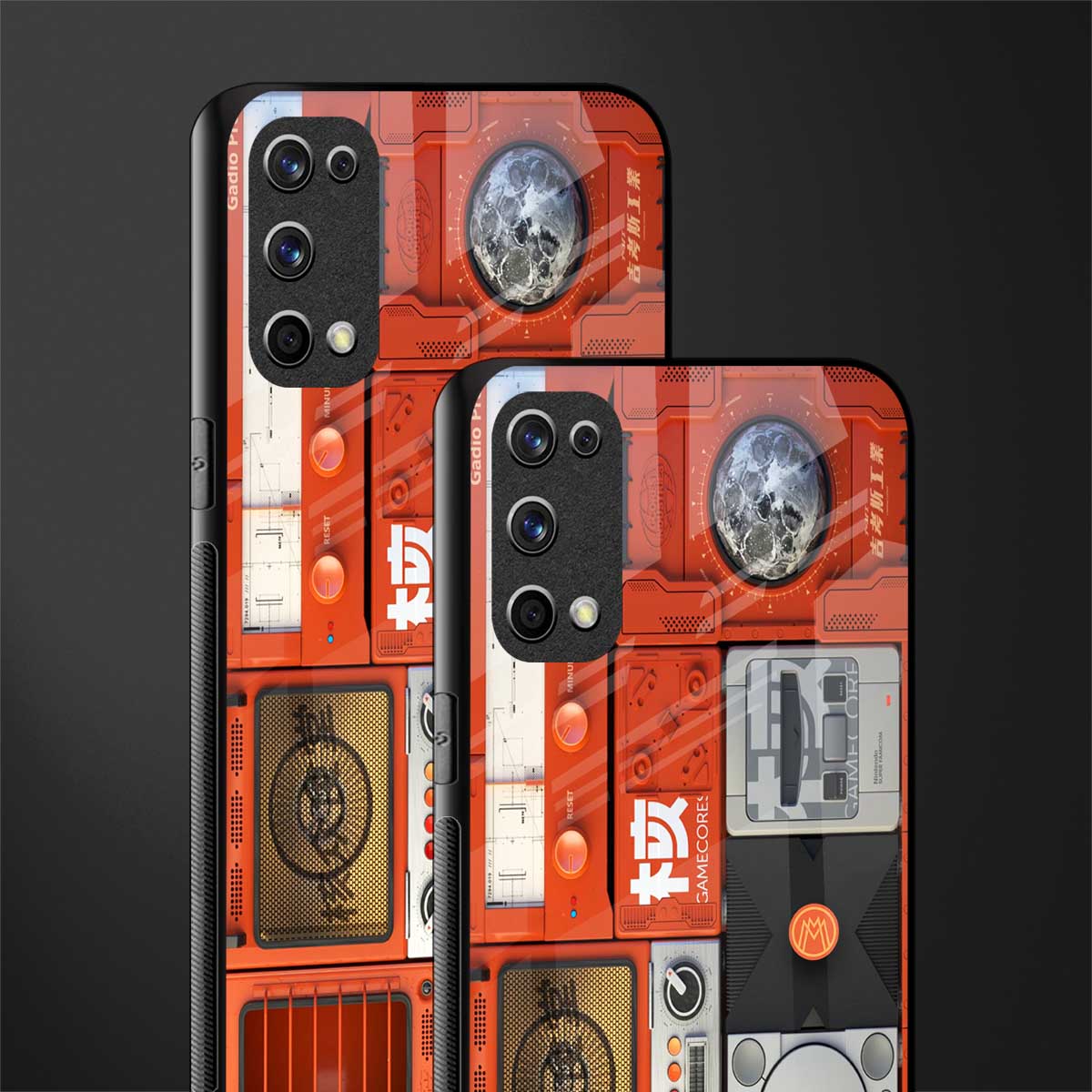 different world glass case for realme x7 pro image-2