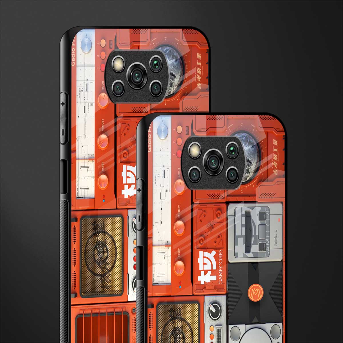 different world glass case for poco x3 image-2
